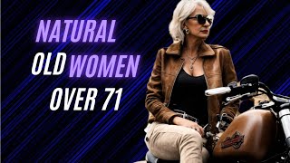 Natural Older Women Over 71💃🏼Infinite Charm: Stylish Women Over 70 #naturalwoman #over70 #over75