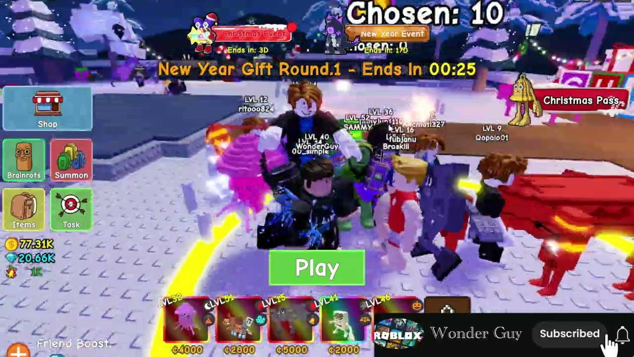 New Year Admin Abuse in Brainrot Tower Defense 🎆💀