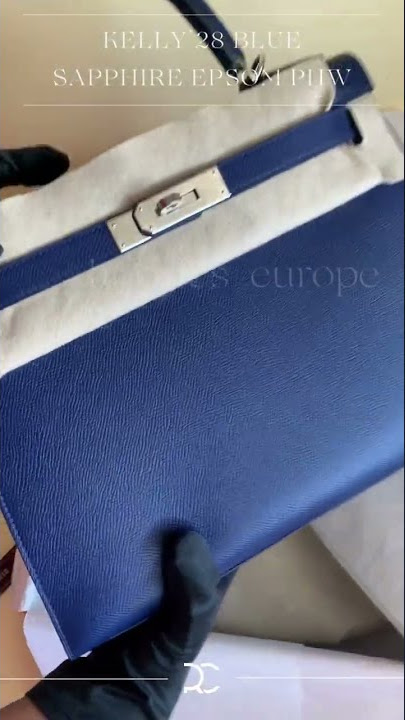 Hermès Birkin Sellier 25 Bleu Brume Epsom PHW