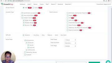 Overview of Customized GRE Practice Sessions - CrunchPrep GRE