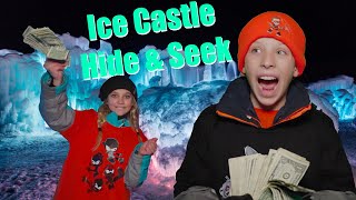 3AM Hide and Seek in Giant ICE CASTLE!