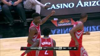 Clint Capela Rises Over Brandon Knight for the Poster Smash