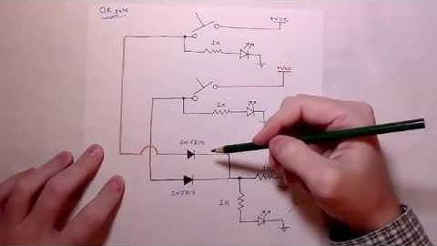 Circuit Assembly Tutorials || How to build an OR logic gate with diodes
