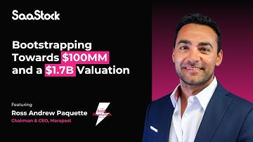 Bootstrapping towards $100MM and a $1.7B Valuation, Ross Andrew Paquette chairman & CEO at Maropost