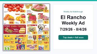 El Rancho Weekly Ad (7/29/26 - 8/4/26) Best Deals