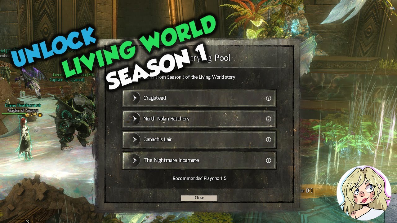 GW2 Unlock Living World Season 1 (The Scrying Pool) YouTube