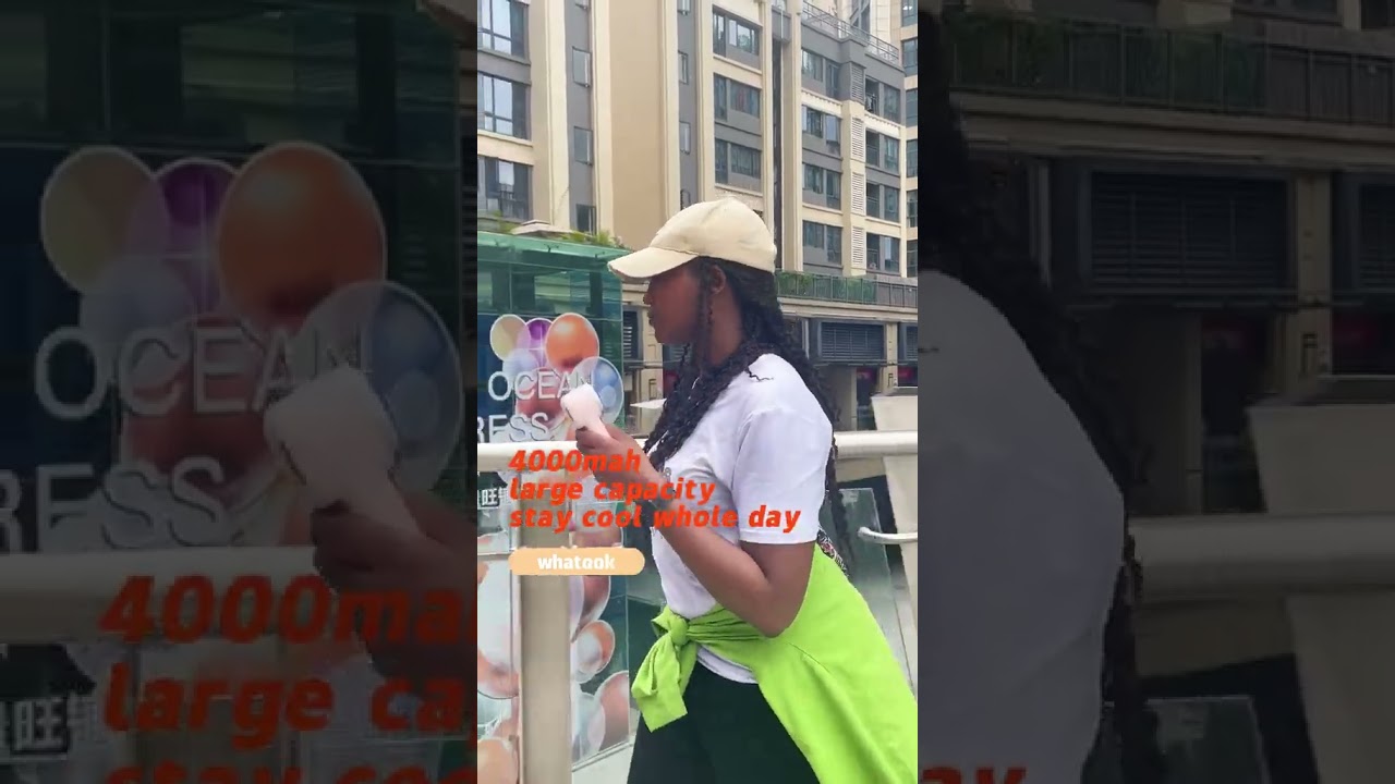 Beat the heat with whatook handheld fan. Just get yours at Tiktok.