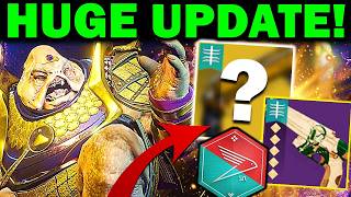 The FINAL Destiny 2 Update... Is the Best Update in YEARS...