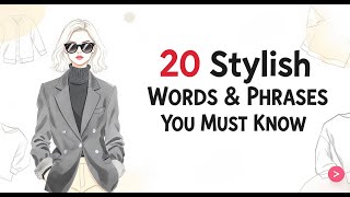 IELTS Speaking Vocabulary | Lesson 3: Clothes and fashion
