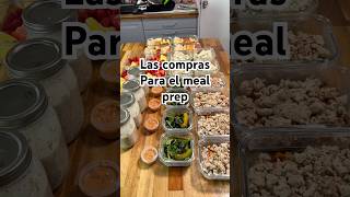 Las Compras para la comida de meal prep cuanto se gasta