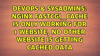 nginx fastcgi_cache is only working for 1 website, no other website is getting cached data