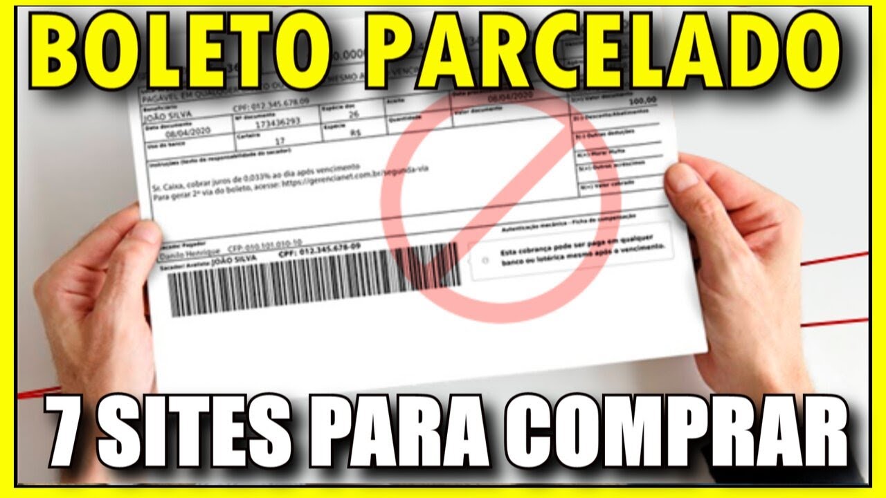 Como Comprar Parcelado no Boleto Sem Cartão de Credito COMO COMPRAR