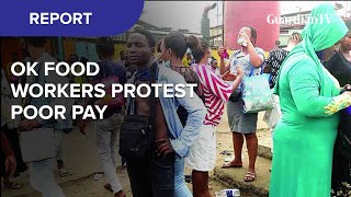 OK Foods workers protest over poor pay
