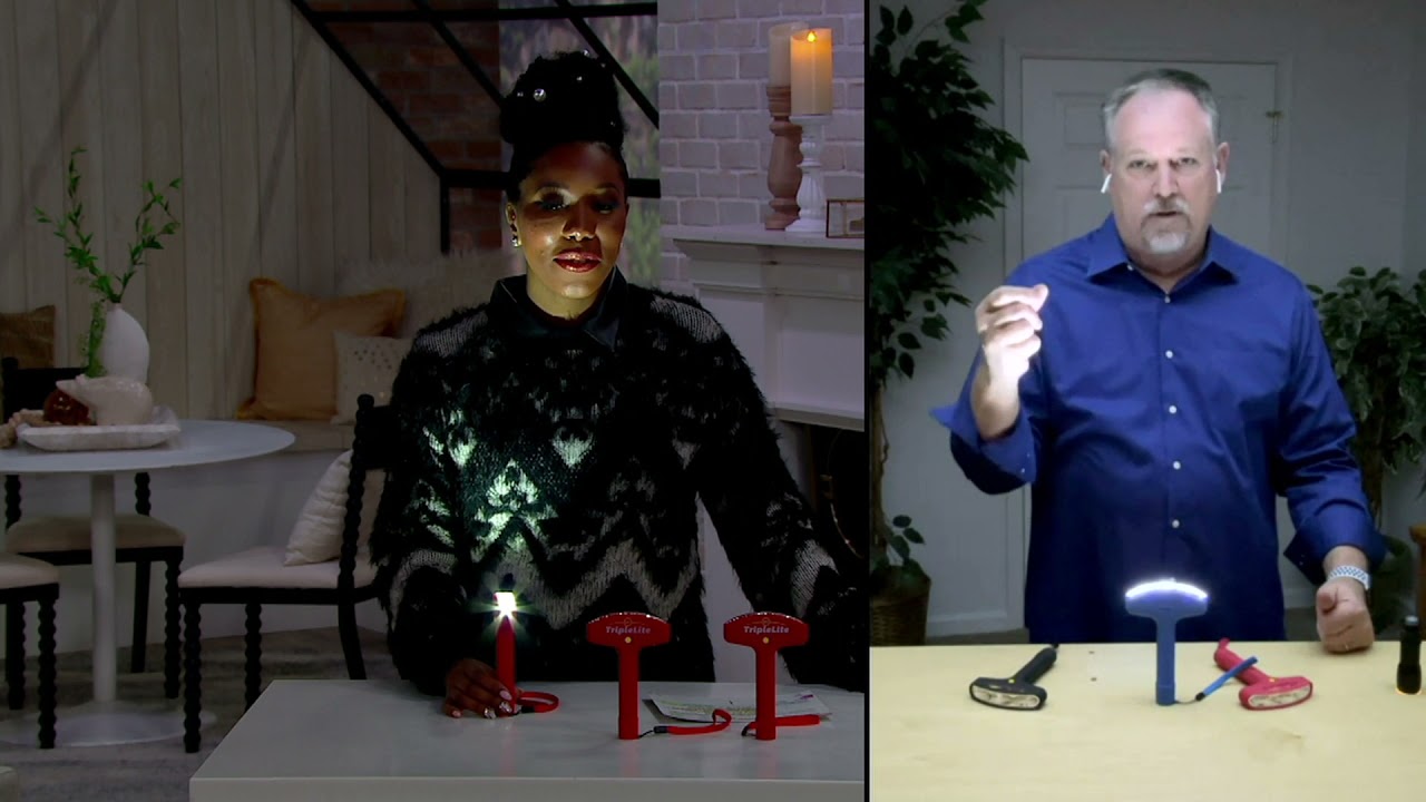 Triplelite Set of 3 Flashlights w/ 180-Degree Lighting on QVC