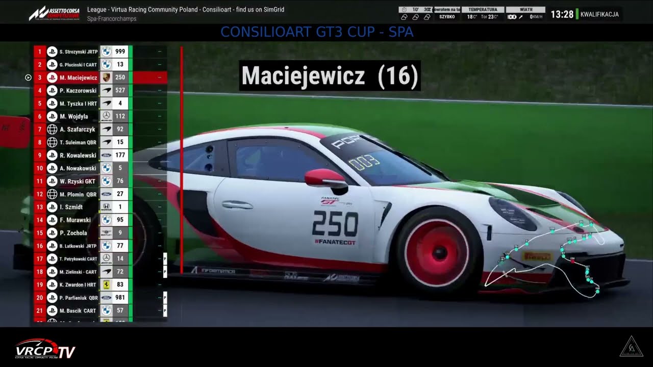 ACC| VRCP| CONSILIOART| GT3 CUP S7| RUNDA 2| SPA FRANCHORCHAMPS