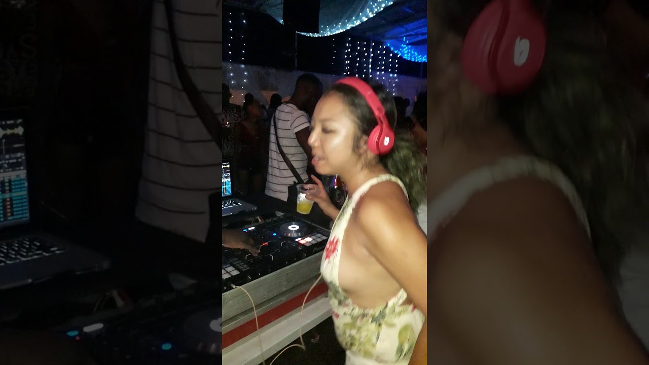 Notorious intl sound playing in Ewarton plush white Party 08-09-2014 likkle shabba & bad gal marie