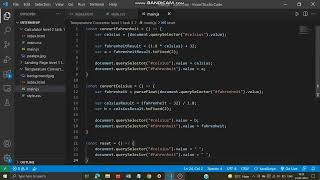 Oasis Infobyte | Web Development | Task 2 | Temperature Converter #oasis #task2