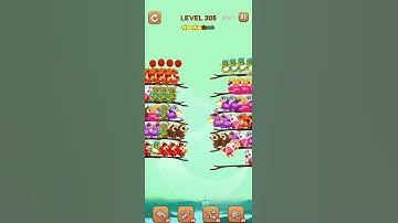 BIRD SORT 2 COLOR PUZZLE GAME🐦      LEVEL 305