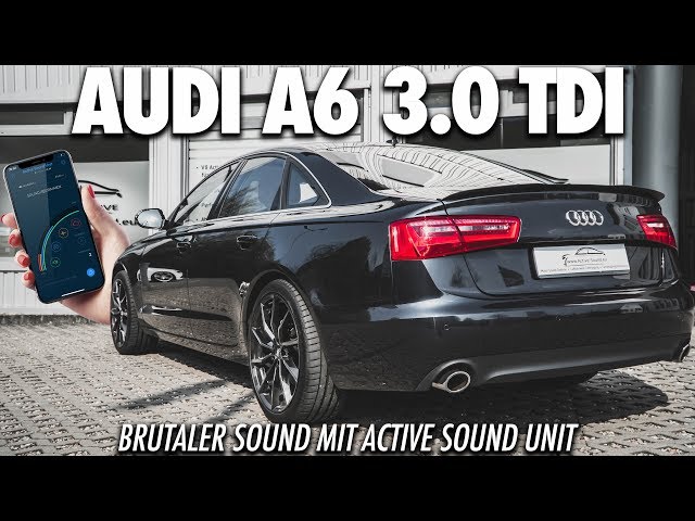 BÖSER SOUND IM AUDI A6 3.0 TDI! Active Soundgenerator im Audi - Cete  Automotive Soundmodul 