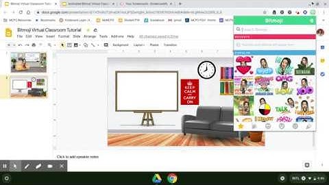 Bitmoji Virtual Classroom Tutorial