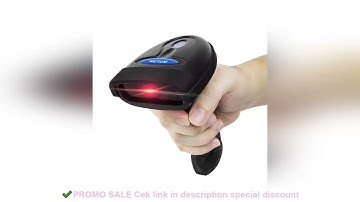 NETUM NT-1698W Handheld Wirelress Barcode Scanner AND NT-1228BL Bluetooth 1D/2D QR Bar Code Reader P