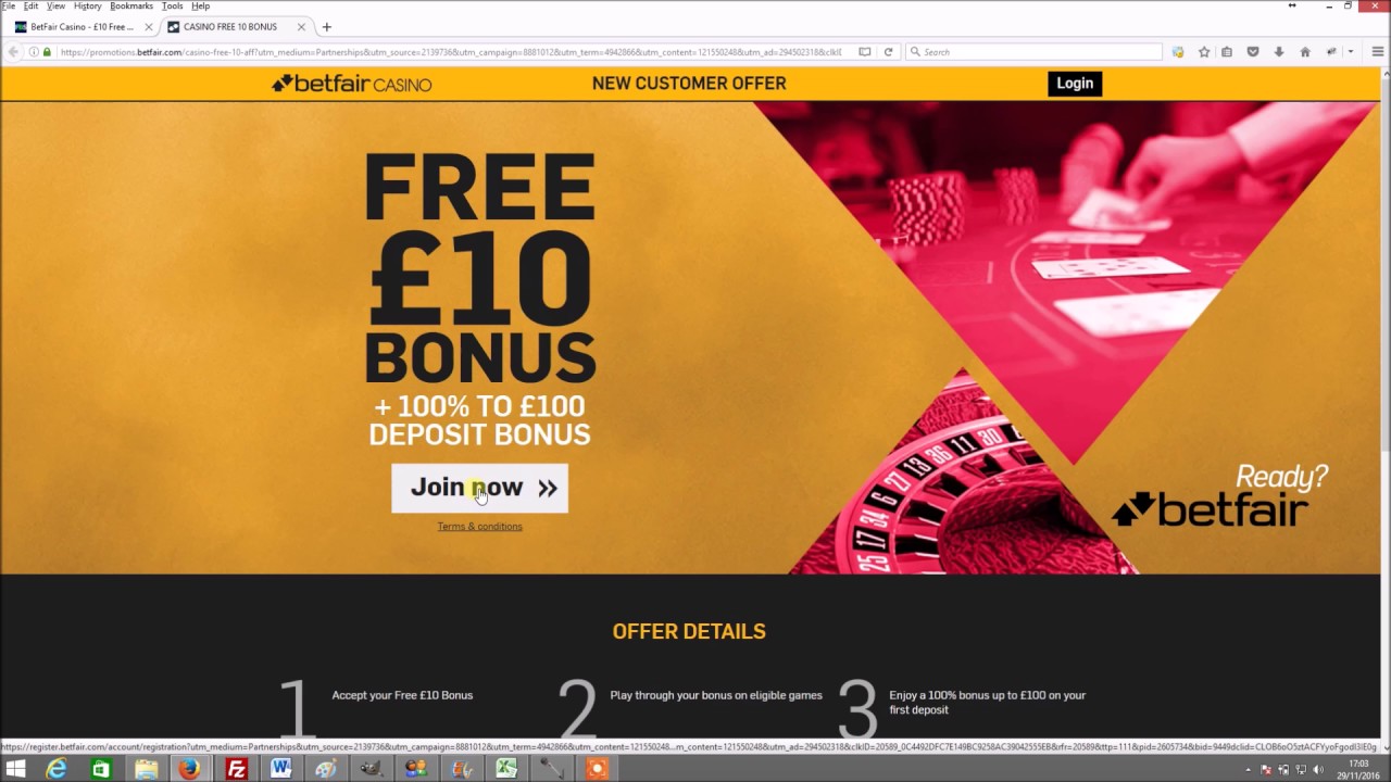 BetFair Casino £10 Free Bet - How to Guide & Profit Analysis