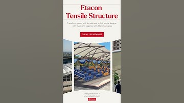 Smart Design, Strong Shade – Discover Etacon Tensile Structures!   #home  #interiordesign