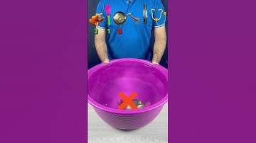 TRY TO GUESS HOW MANY TISSUE PAPER WILL FOAT? #satisfying #experiment #asmr #tissuepaper #shorts