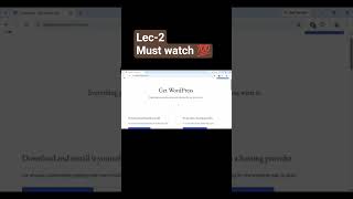 lecture 2 of WordPress tutorial for full video visit our channel and subscribe#coding #beginnerguide