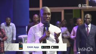 FIRE everywhere, prophet Kofi Oduro preaching at Rev Eastwood Anaba's church,