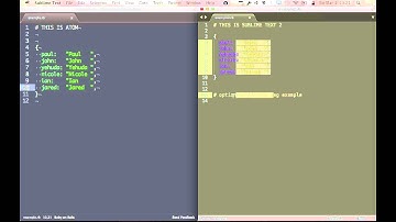 option text selection in Sublime Text 2 vs. Atom.io