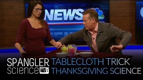Thanksgiving Day Science - Tablecloth Trick