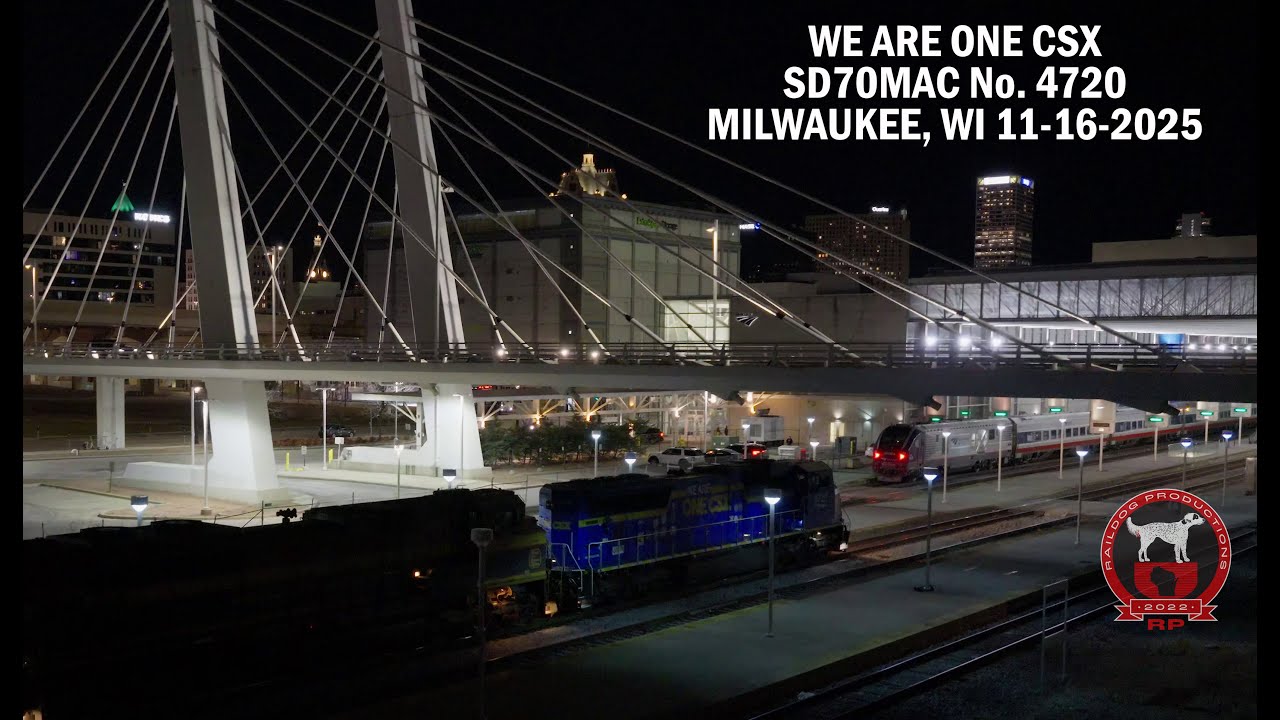 CSXT 4720 We Are One CSX Leads CPKC 646 Sand Train In Milwaukee WI 11 ...