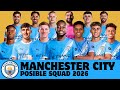 Möglicher Kader Von Manchester City 2026 Man Citys Möglicher Kader Unter Berücksichtigung Aktue