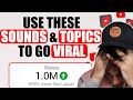 How To Find Trending Sounds and Topics on YouTube Shorts (MAKES YOU GO VIRAL)