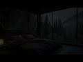 Gentle Rain and Piano Music for Sleep | Peaceful Night Sounds for Meditation and Relaxation