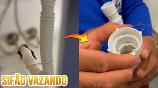 Vazamento No Sifão Como Consertar Sifão Vazando Po A Po