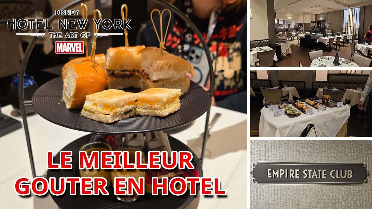 GOUTER EMPIRE STATE CLUB HOTEL NEW YORK THE ART OF MARVEL DISNEYLAND PARIS