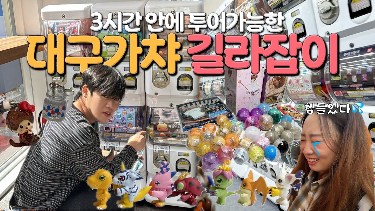 3시간 만에 끝내는 대구 가챠투어 루트 공개!!!💥 (feat.돌숲)