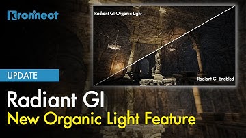 Radiant Global Illumination NEW Organic Light Feature
