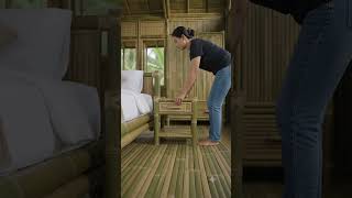 I Built a Secret Underground Bamboo Base! (Part 2) .🌿#shorts #bamboocraft #viral