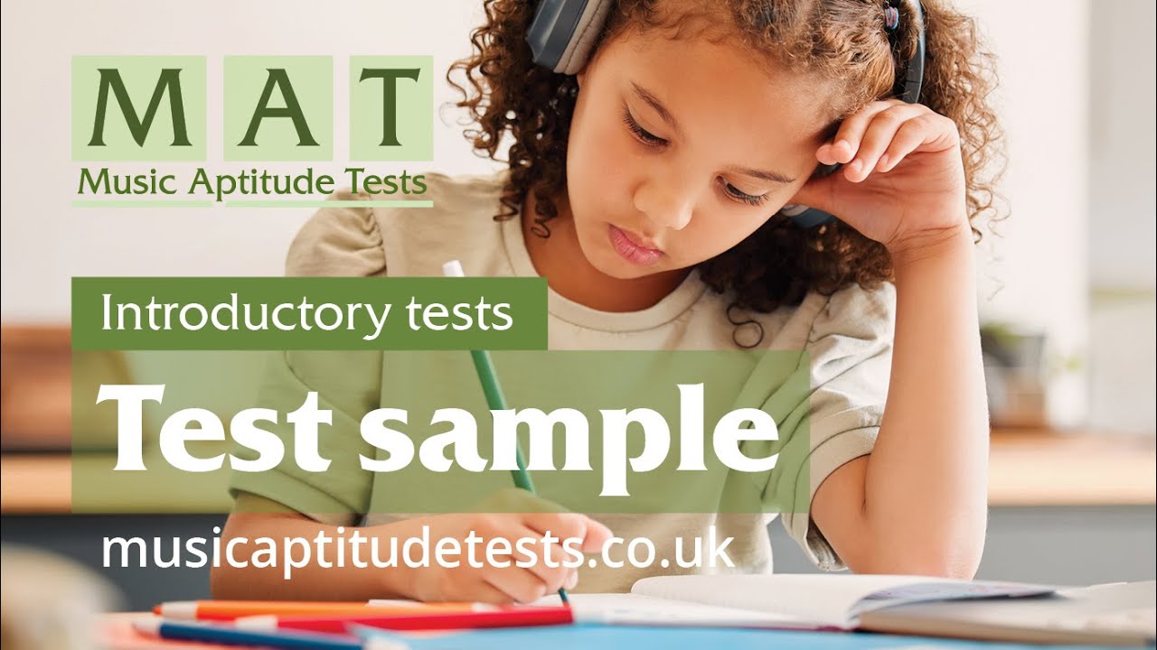 Music Aptitude Test Introductory sample test - YouTube