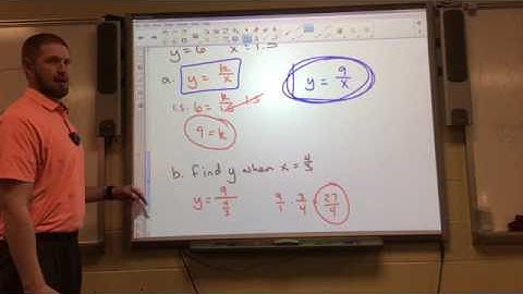 Algebra 2-9.1 Inverse and Joint Variation
