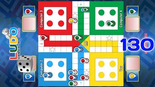 Ludo game - 130 - Ludo King 4 Player Gameplay - Ludo King #ludoking #ludo #ludosuperstar screenshot 1