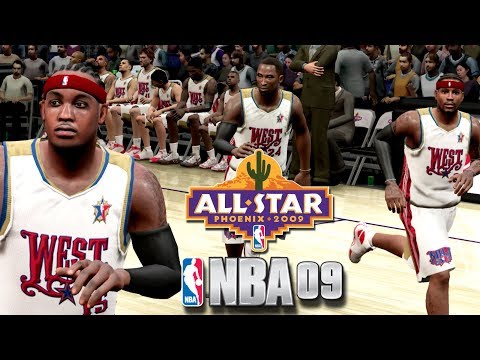 Playing NBA 09' The Inside 🏀 PS3 In 2018!!! NBA All-Star Game 2009 Team Carmelo vs Team Lebron!!!