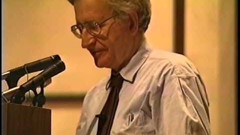 Noam Chomsky speakes about Market Democracy: Doctrine & Reality