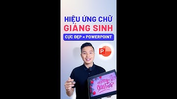 Hướng dẫn Hiệu ứng Chữ Giáng Sinh cực đẹp bằng Powerpoint / Khóa học #Powerpoint Online: 9slide.com