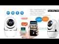Tuya smart  smart life ptz wifi baby monitor camera operation