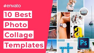 10 Best Photo Collage Templates for Photoshop [2020] screenshot 5