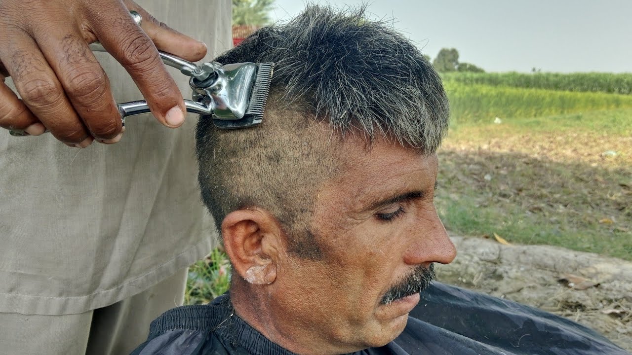 HEAD SHAVING with 100-Year-Old Manual Clipper – Pure Vintage Barber Experience!